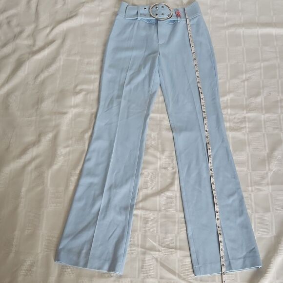 Vertigo Paris Blue Flare Pants Mid-Rise Boot Cut - Picture 7 of 16